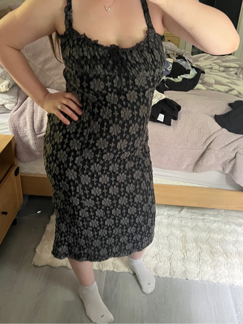 Free People Lucinda lace Midi Dress - Picture 7 of 8